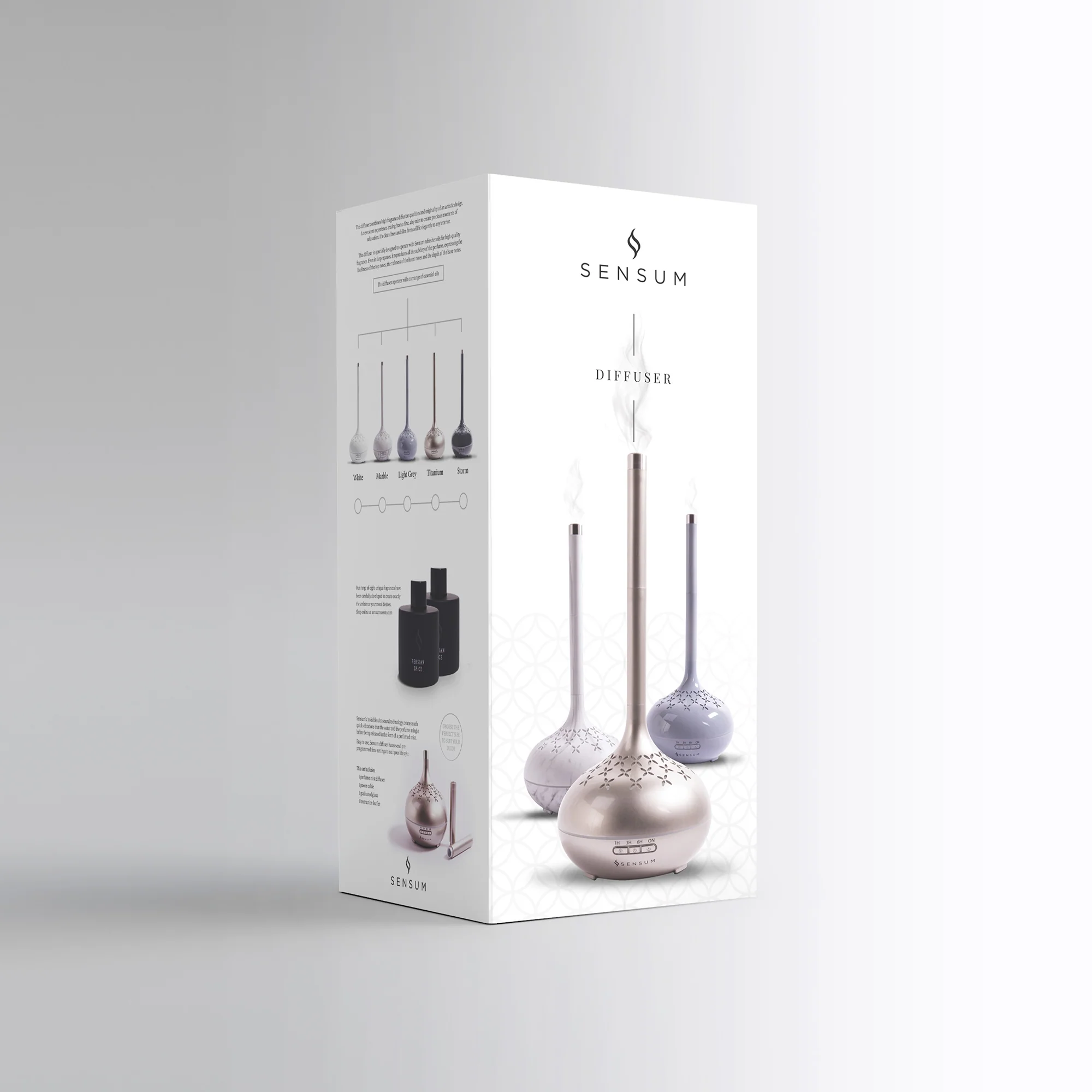 Dark Grey (Storm) - Sensum Electric Mist Diffuser - Image 4